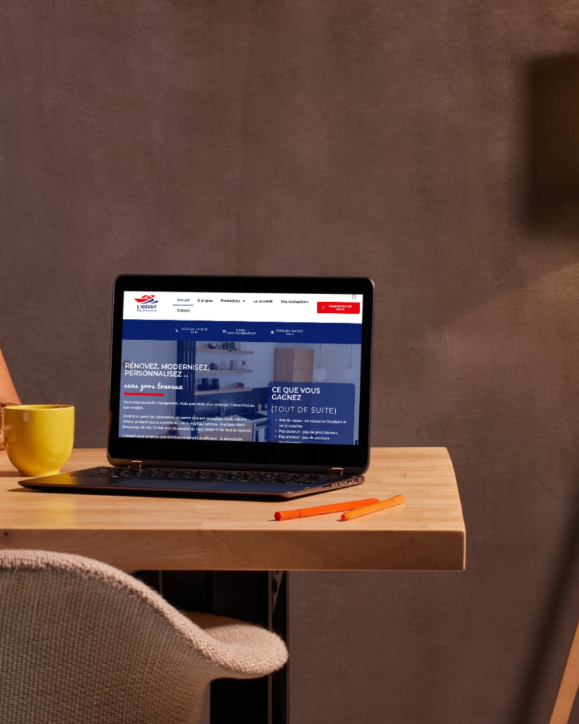 Réalisation site web Patrick Hohler L'idéesif pose de films adhésifs
