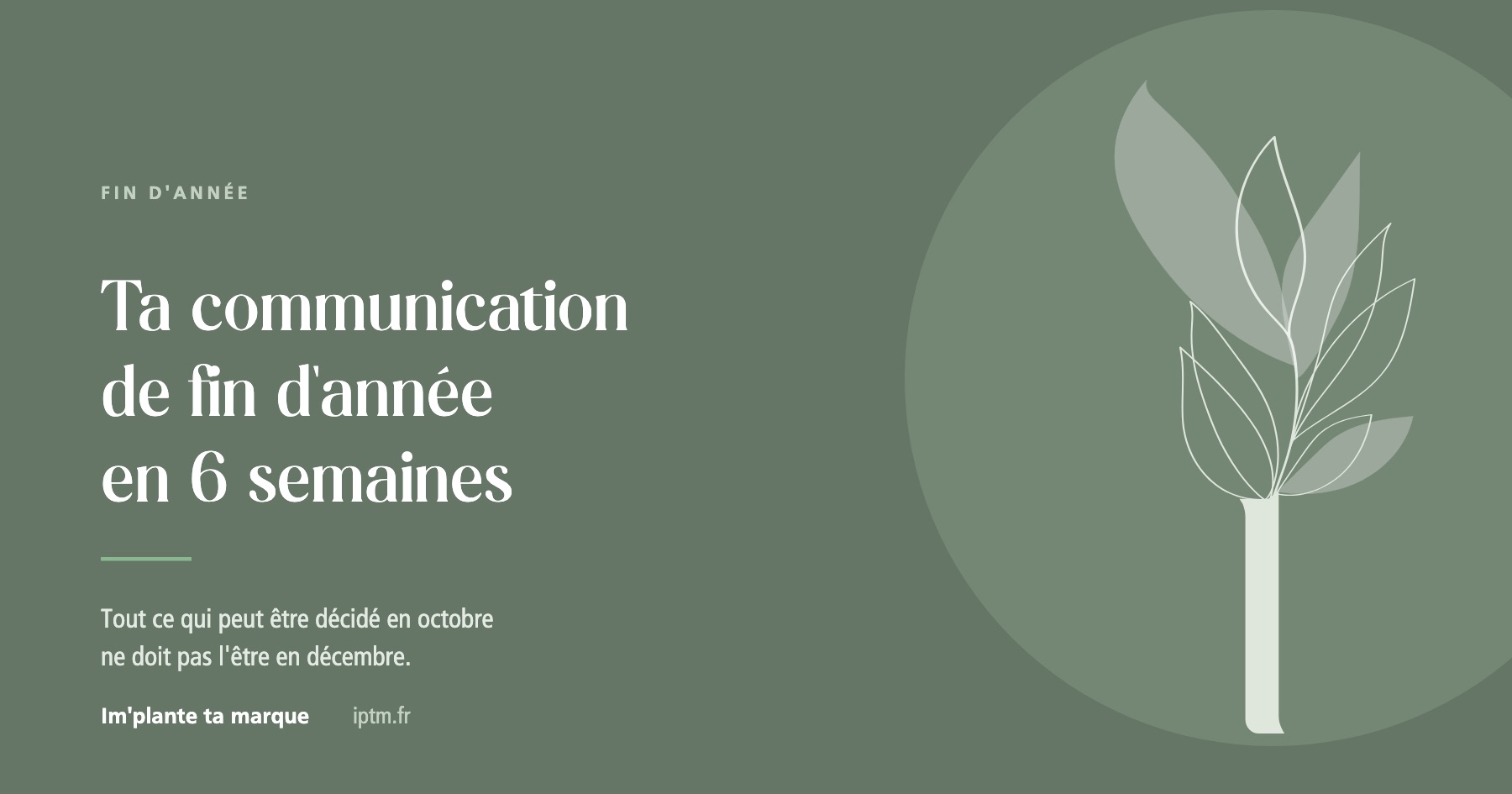 Plan de communication de fin d'année en 6 semaines pour petits commerces et indépendants