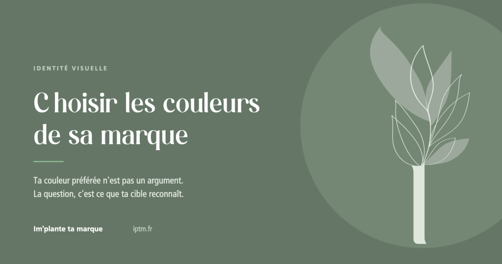 Choisir les couleurs de sa marque
