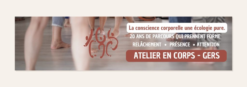 Proposition de bannière LinkedIn pour Atelier En Corps, thérapeute psycho-corporelle à Vic-Fezensac