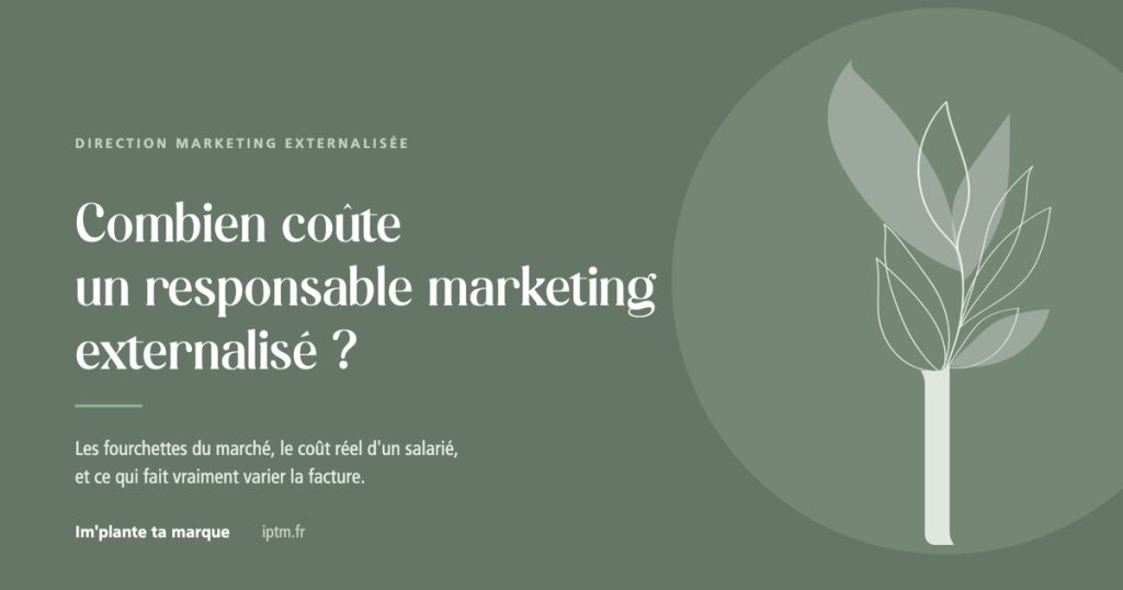 Combien coûte un responsable marketing externalisé, Im'plante ta marque