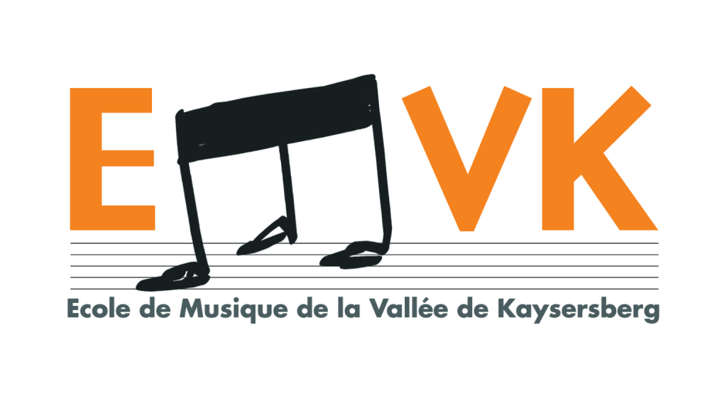 Logo de l'EMVK, école de musique de la vallée de Kaysersberg