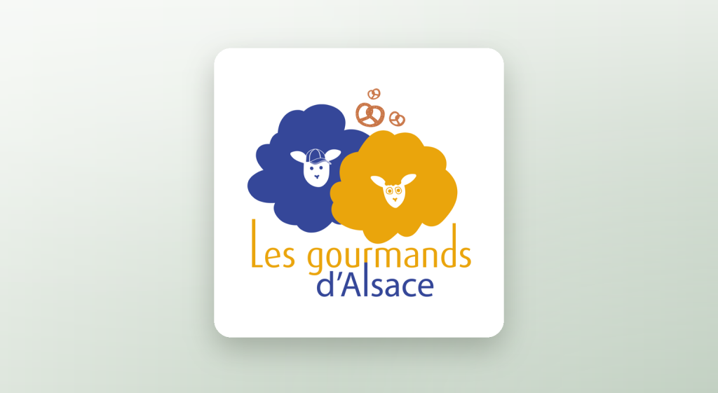 Logo des Gourmands d'Alsace, produits de producteurs alsaciens