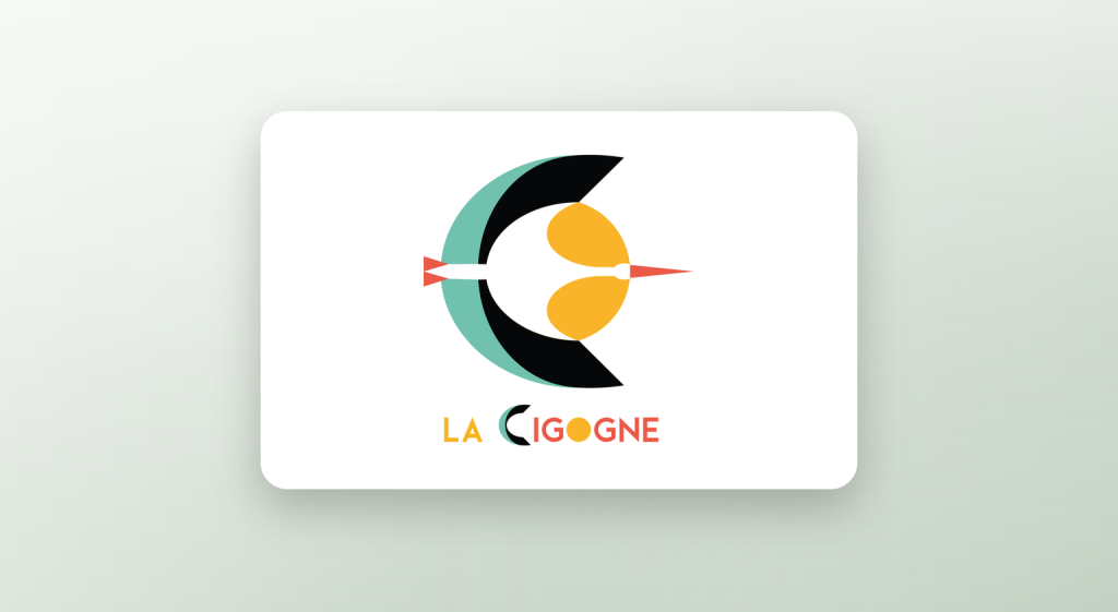 Logo de La Cigogne, monnaie locale du Haut-Rhin