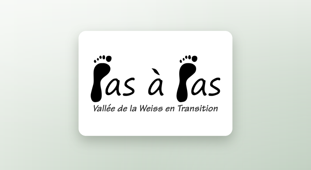 Logo de Pas à Pas, association de transition dans la vallée de Kaysersberg
