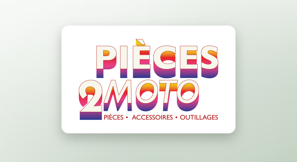 Logo de Pièces2Moto, boutique en ligne de pièces moto tout-terrain