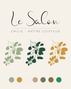 Univers visuel des réseaux sociaux pour Le Salon, salon de coiffure à Wettolsheim